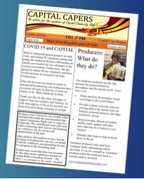 Capital Capers newsletter